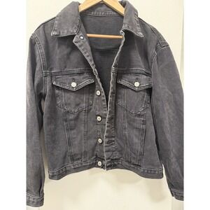 J. Galt Faded Black Denim‎ Jacket Women's Small